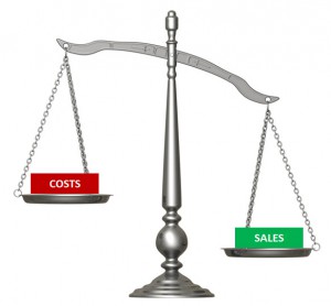 weighing costs vs sales